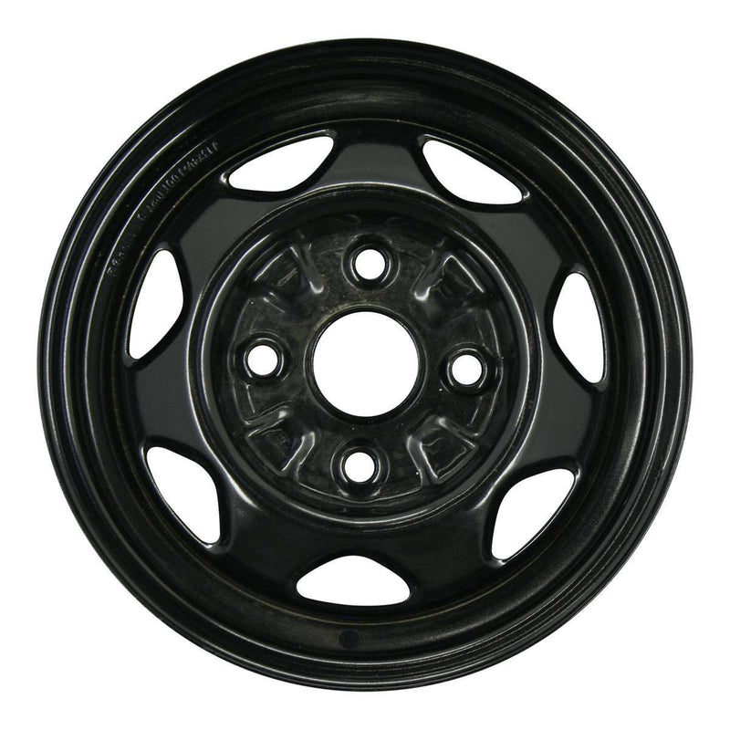 1998 geo firefly wheel 13 black steel 4 lug w60169b 3