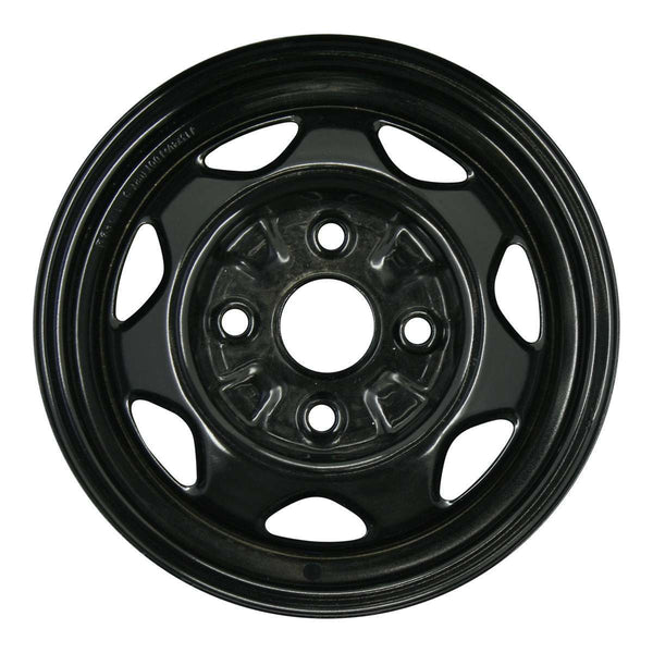 1999 geo metro wheel 13 black steel 4 lug w60169b 10