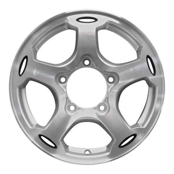 1999 chevrolet tracker wheel 15 machined silver aluminum 5 lug w60176ms 1