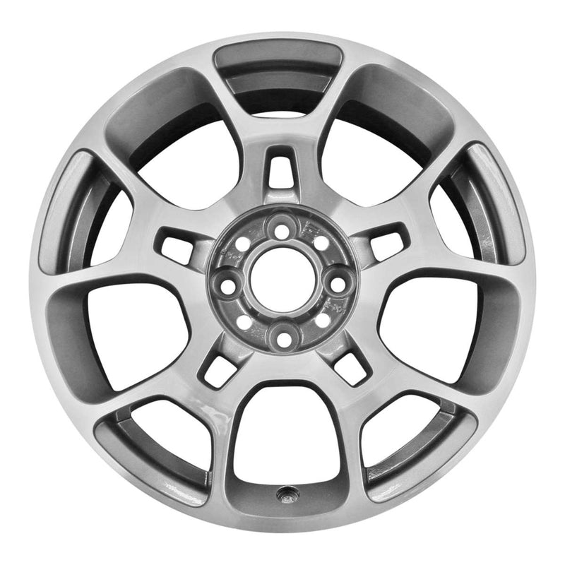 2016 fiat 500 wheel 16 machined charcoal aluminum 4 lug w61663mc 9