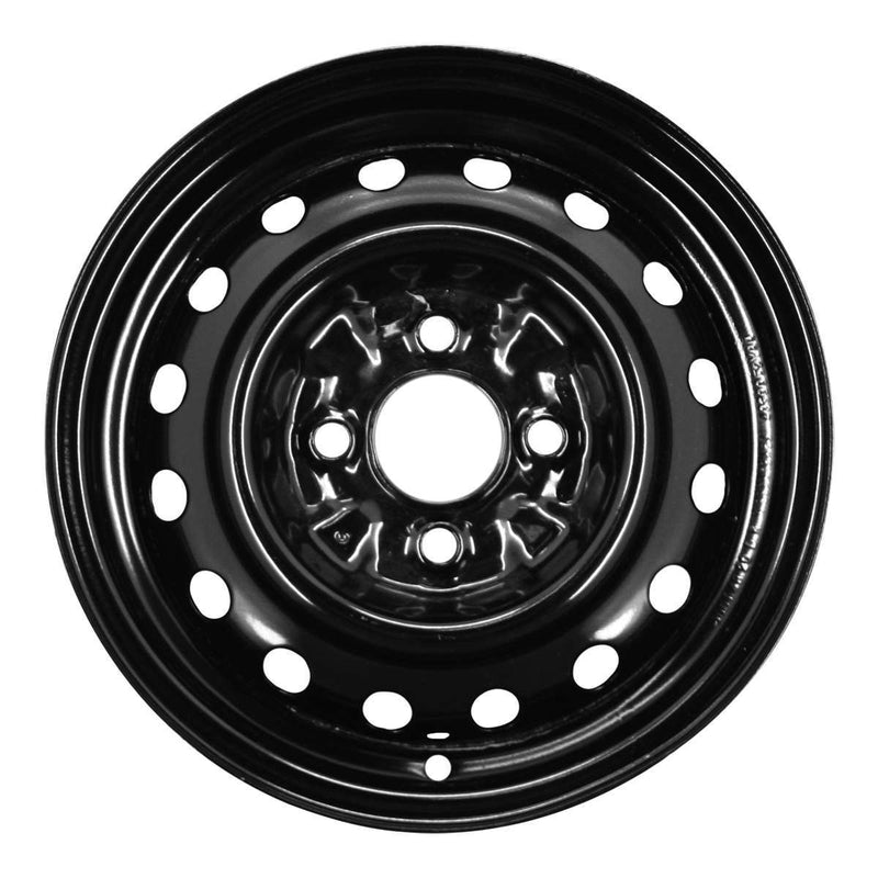 1992 nissan sentra wheel 13 black steel 4 lug w62294b 9