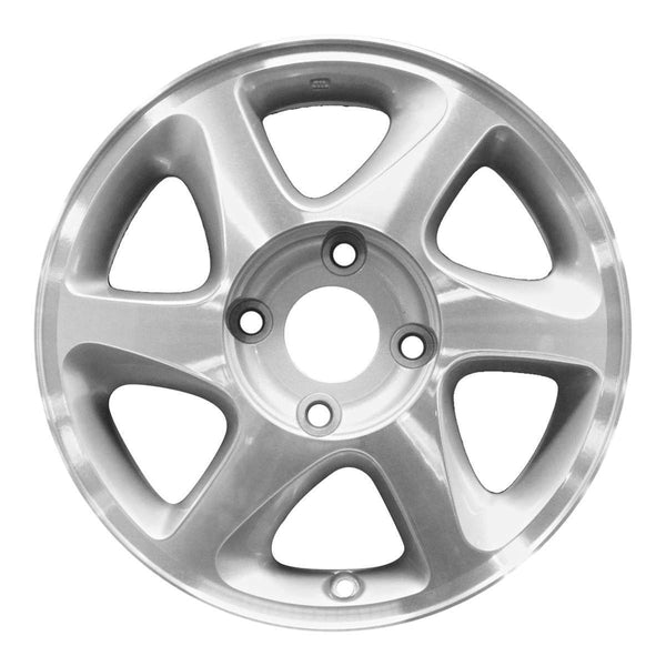 2000 nissan altima wheel 15 machined silver aluminum 4 lug w62354ms 3