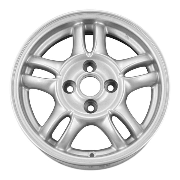 1998 nissan sentra wheel 14 silver aluminum 4 lug w62364s 1