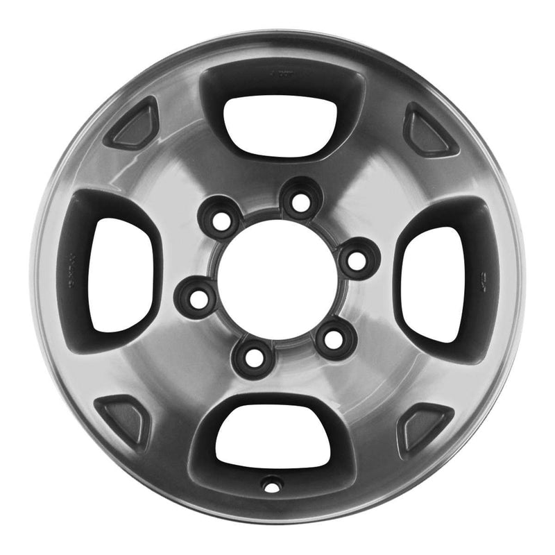 2000 nissan xterra wheel 15 machined charcoal aluminum 6 lug w62380mc 1