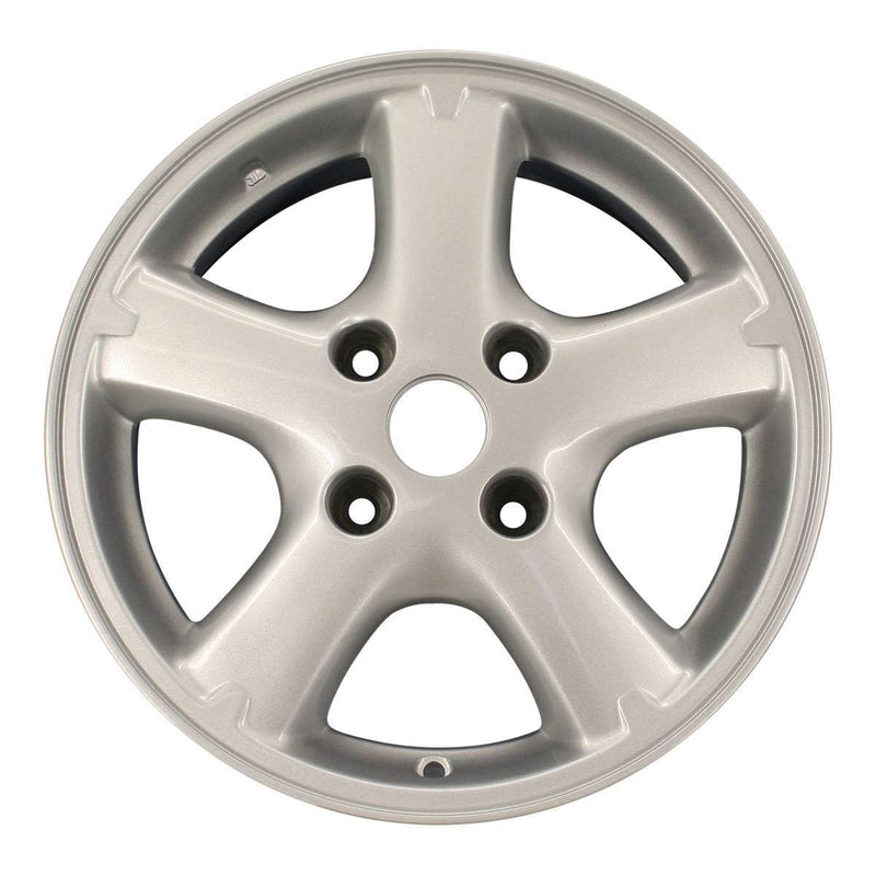 2005 nissan sentra wheel 15 silver aluminum 4 lug w62386s 6