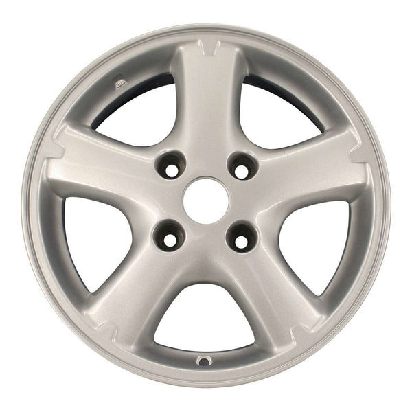 2002 nissan sentra wheel 15 silver aluminum 4 lug w62386s 3