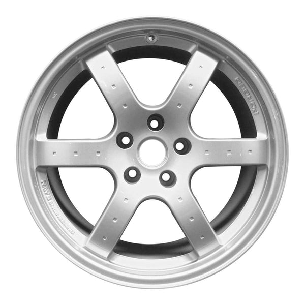 2003 nissan 350z wheel 18 silver aluminum 5 lug w62415s 1