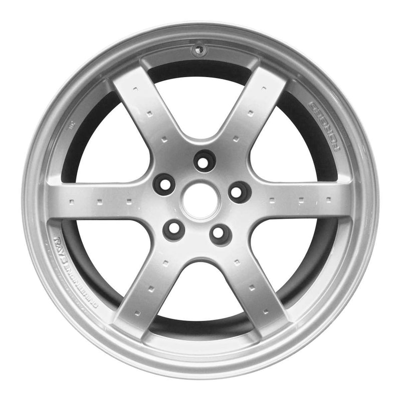 2003 nissan 350z wheel 18 silver aluminum 5 lug w62415s 1