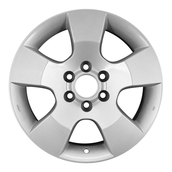 2010 nissan pathfinder wheel 16 silver aluminum 6 lug rw62464s 6