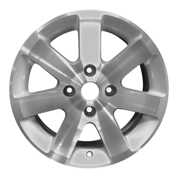 2011 nissan sentra wheel 16 machined silver aluminum 4 lug rw62472ms 6