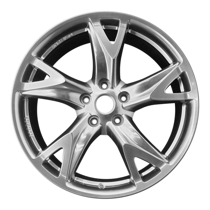 2009 nissan 370z wheel 19 hyper aluminum 5 lug w62525h 1