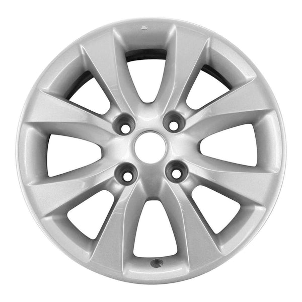 2010 nissan sentra wheel 16 silver aluminum 4 lug w62550s 1