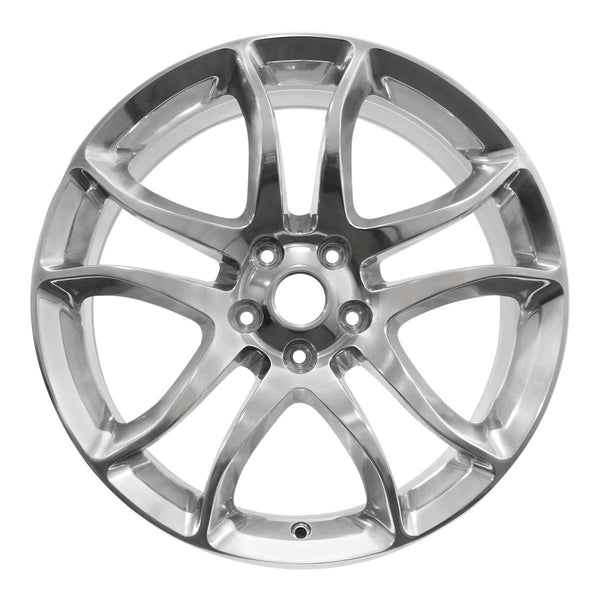 2010 nissan 370z wheel 19 polished aluminum 5 lug w62554p 2