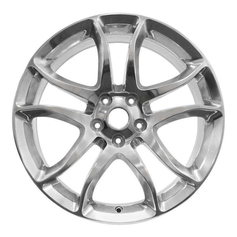 2012 nissan 370z wheel 19 polished aluminum 5 lug w62554p 4