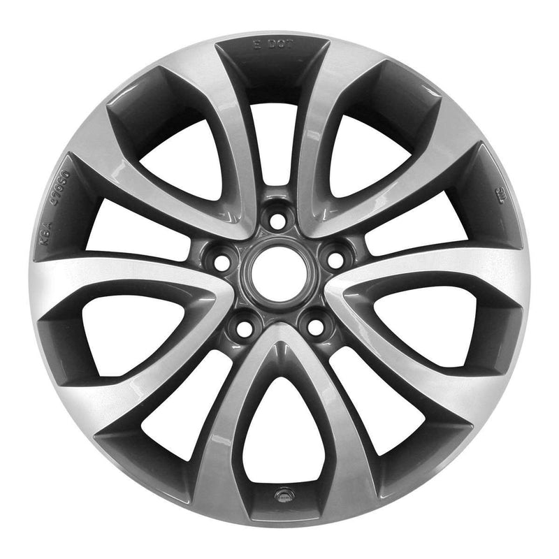 2014 nissan juke wheel 17 machined charcoal aluminum 5 lug w62563mc 4