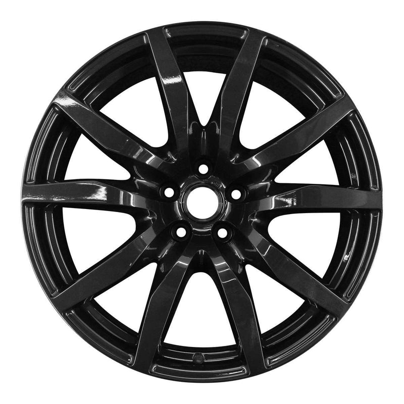 2012 nissan gt wheel 20 black aluminum 5 lug w62569b 1