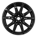 2013 nissan gt wheel 20 black aluminum 5 lug w62569b 2