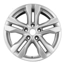 2012 nissan rogue wheel 17 silver aluminum 5 lug w62574s 1