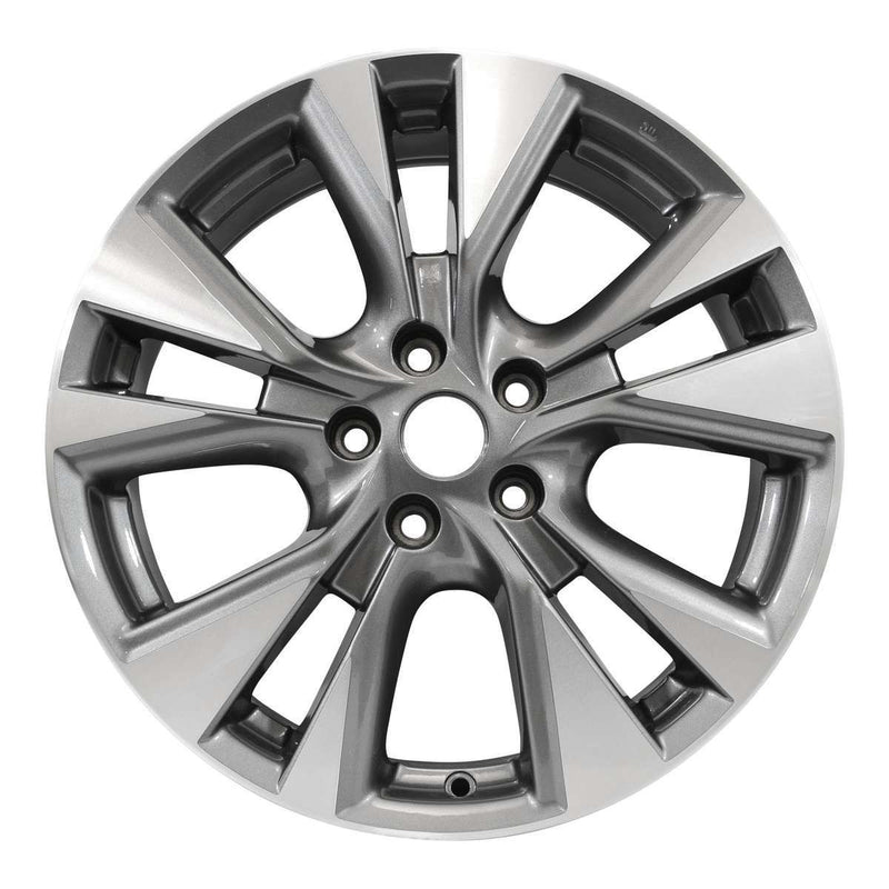 2019 nissan murano wheel 18 machined charcoal aluminum 5 lug w62706mc 5