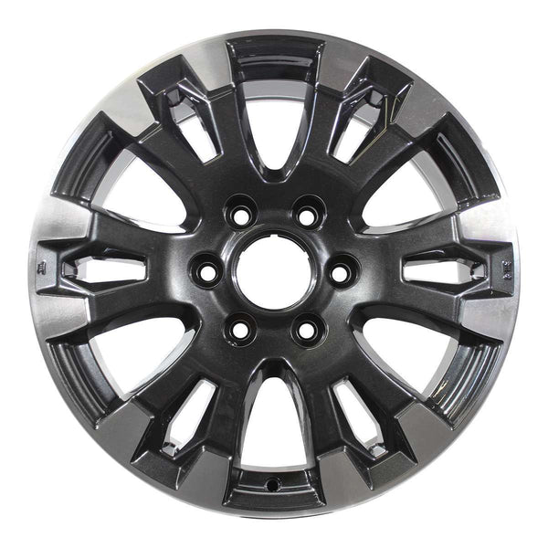 2020 nissan titan wheel 18 machined charcoal aluminum 6 lug w62726mc 5