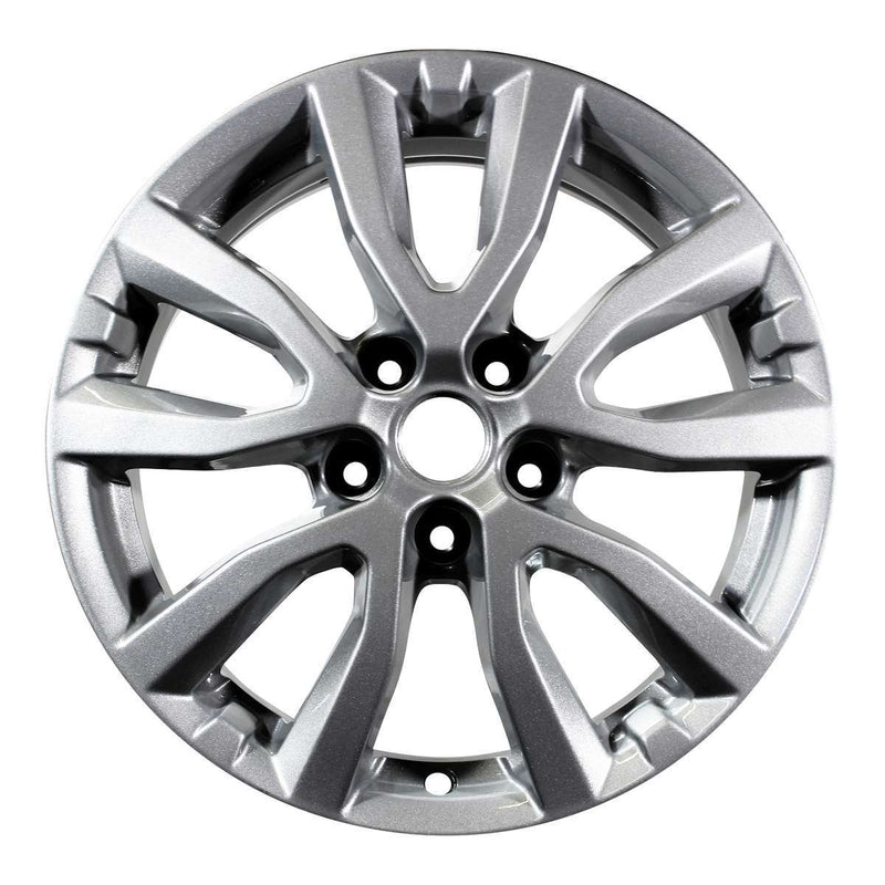 2017 nissan rogue wheel 17 silver aluminum 5 lug w62746s 1