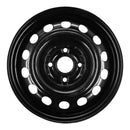 1997 honda civic wheel 14 black steel 4 lug w63727b 6