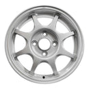 1997 honda civic wheel 14 silver aluminum 4 lug w63756s 2