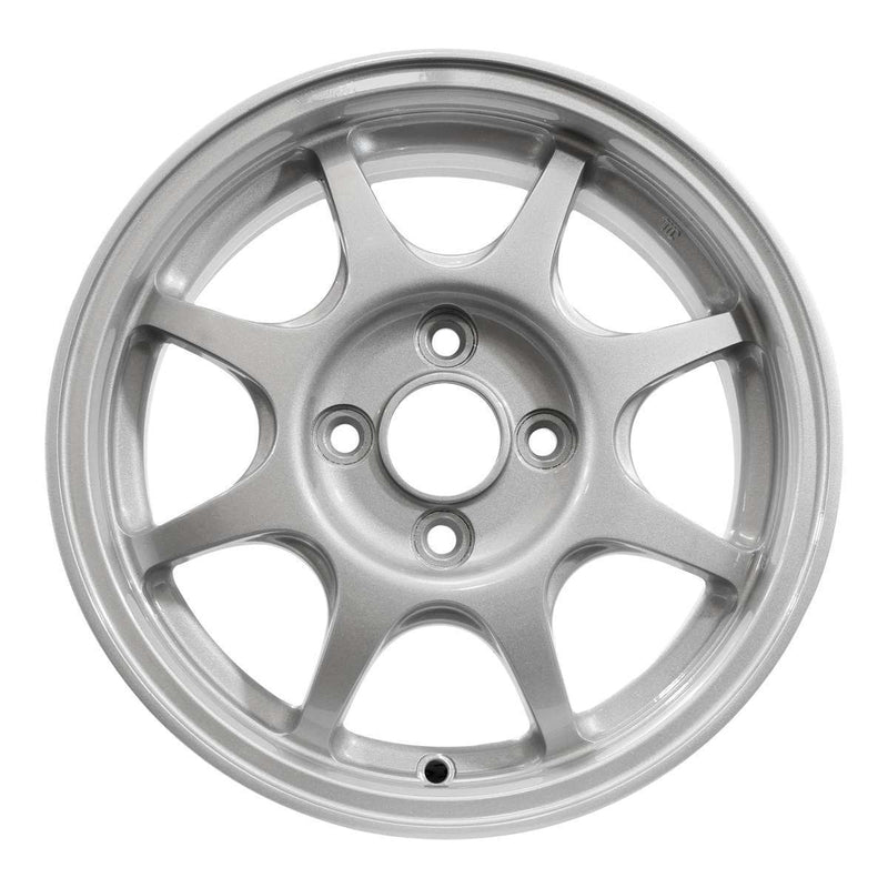 1998 honda civic wheel 14 silver aluminum 4 lug w63756s 3