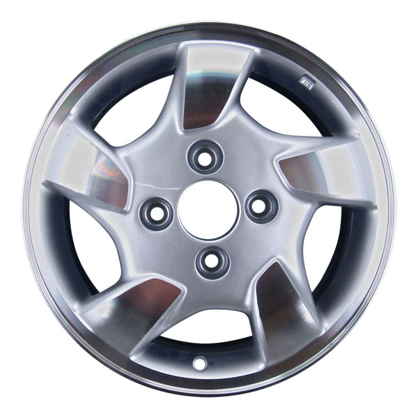 2000 honda accord wheel 15 machined silver aluminum 4 lug rw63775ms 3