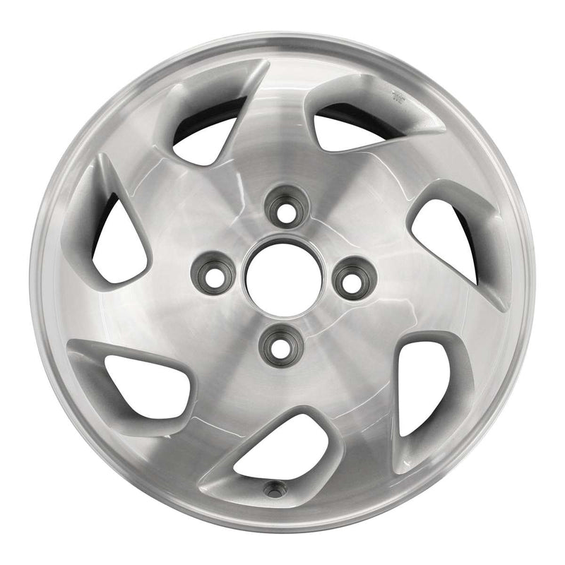 1998 honda accord wheel 15 machined silver aluminum 4 lug w63776ms 1