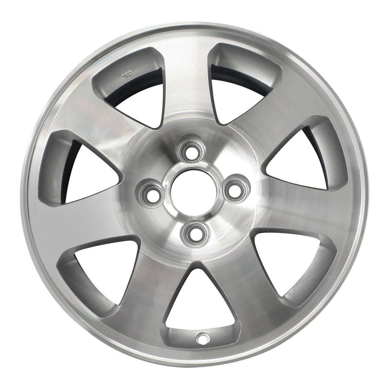 2002 honda civic wheel 15 machined silver aluminum 4 lug w63793ms 4