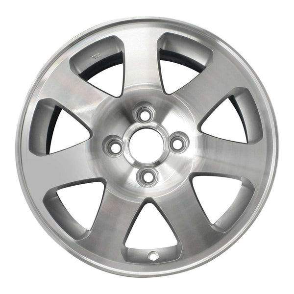 2001 honda civic wheel 15 machined silver aluminum 4 lug rw63793ms 3