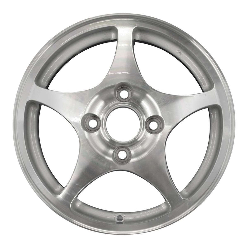 1998 honda accord wheel 15 machined silver aluminum 4 lug w63802ms 1