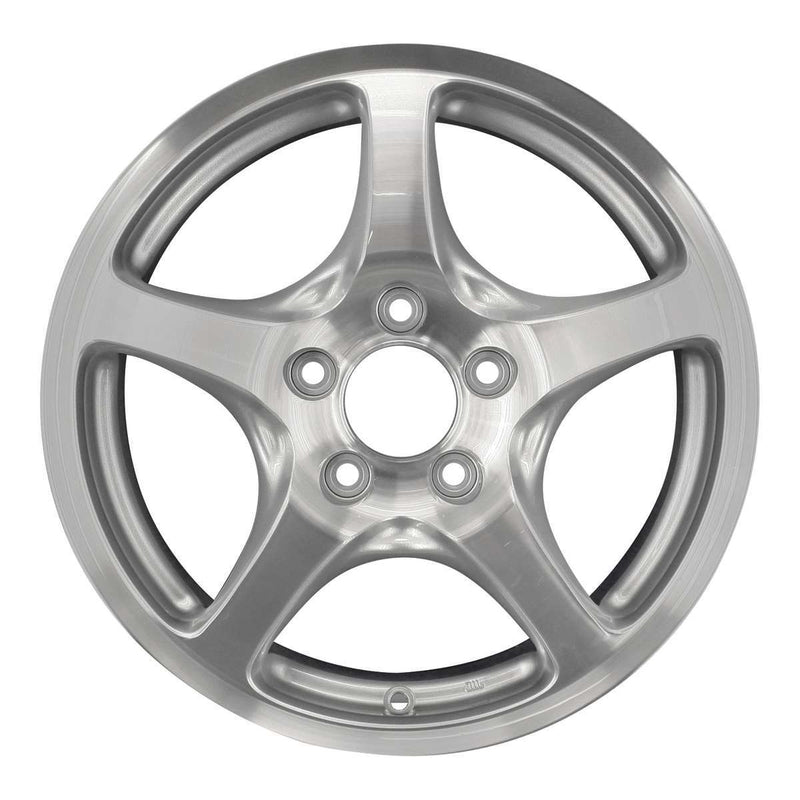 2003 honda s2000 wheel 16 machined silver aluminum 5 lug w63817ms 4