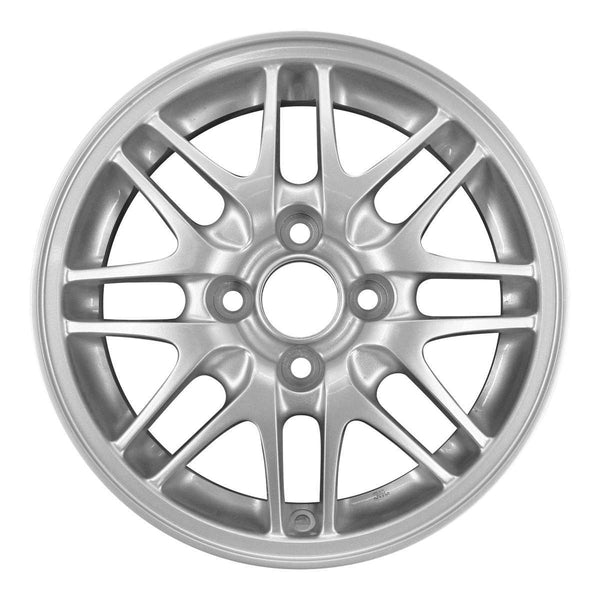 2001 honda civic wheel 14 silver aluminum 4 lug w63831s 1