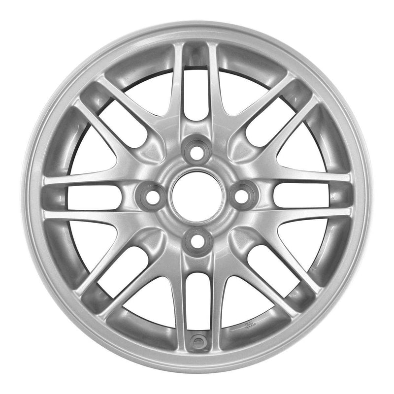 2001 honda civic wheel 14 silver aluminum 4 lug w63831s 1