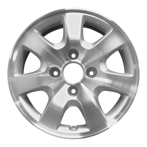 2001 honda accord wheel 15 machined silver aluminum 4 lug w63838ms 2