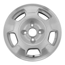 2004 honda civic wheel 14 machined silver aluminum 4 lug w63845ms 4