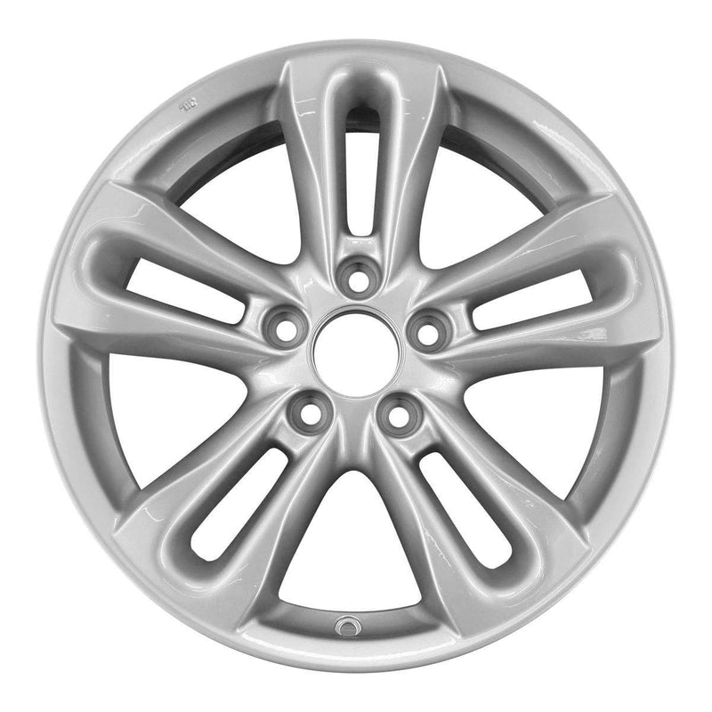 2011 honda civic wheel 17 silver aluminum 5 lug w63901s 6