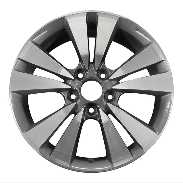 2010 honda accord wheel 17 machined charcoal aluminum 5 lug w63938mc 3