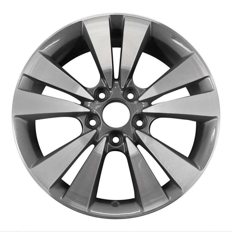 2010 honda accord wheel 17 machined charcoal aluminum 5 lug w63938mc 3