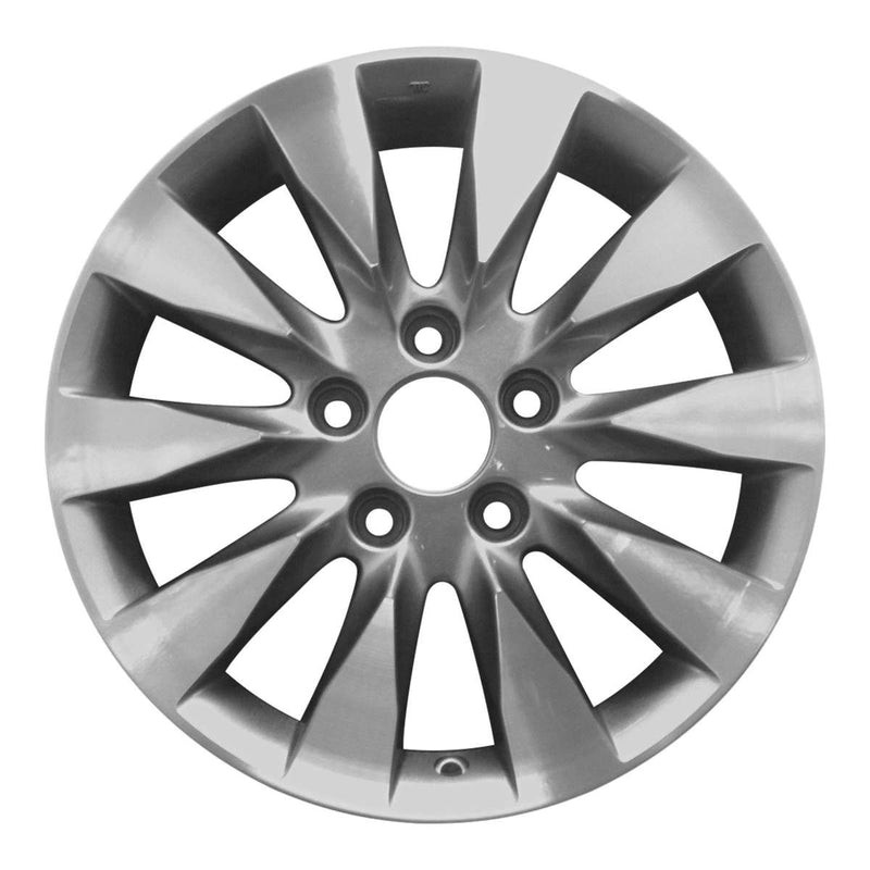 2010 honda civic wheel 16 machined charcoal aluminum 5 lug rw63995mc 2