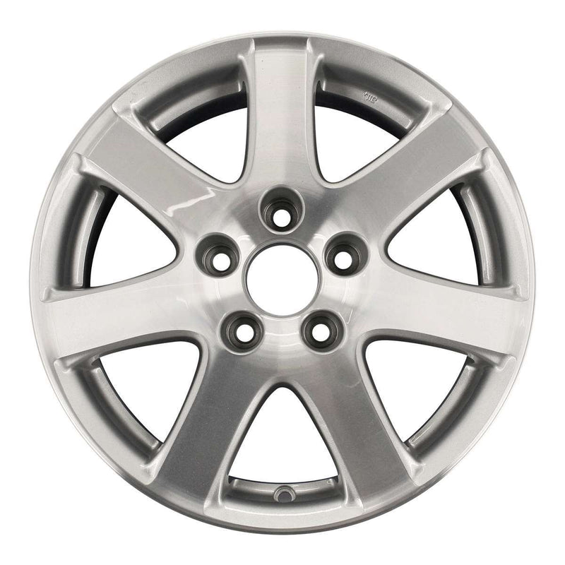 2005 honda accord wheel 16 machined silver aluminum 5 lug w64000ms 2