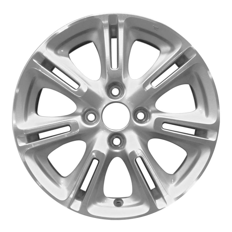 2012 honda insight wheel 15 machined silver aluminum 4 lug w64004ms 3