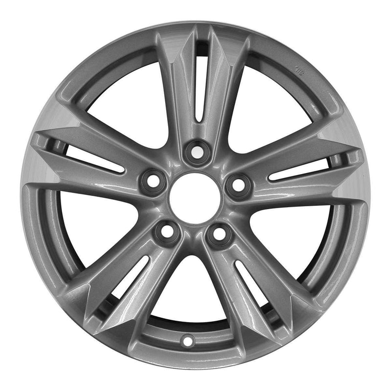 2012 honda crz wheel 16 machined charcoal aluminum 5 lug w64012mc 2