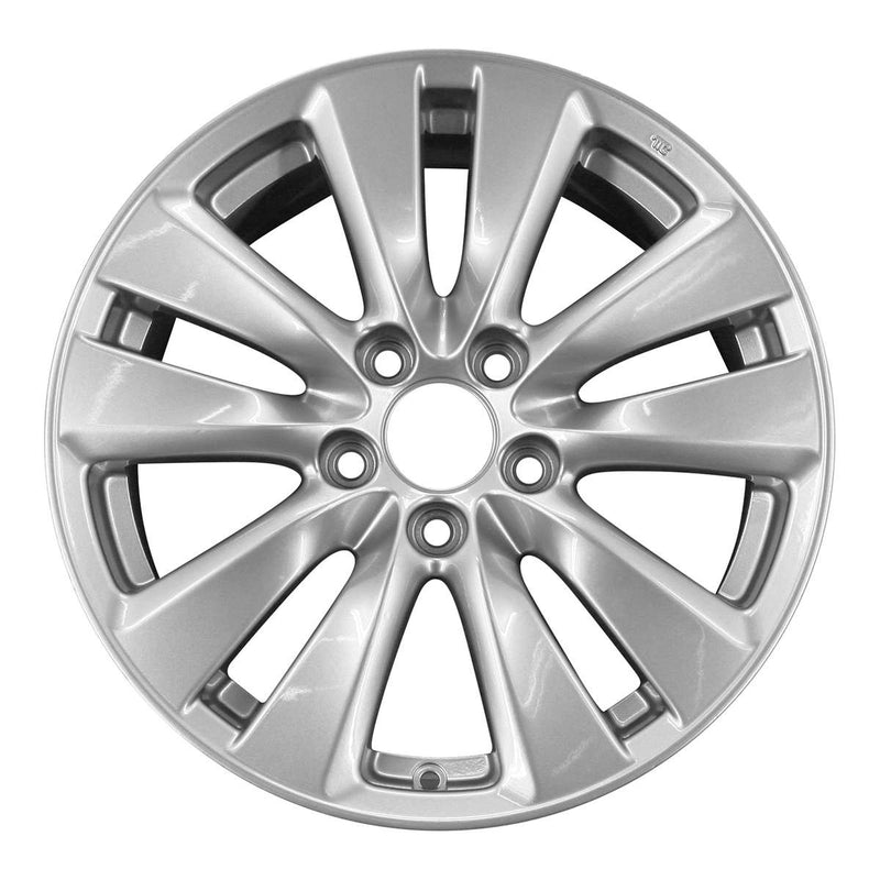 2012 honda accord wheel 17 silver aluminum 5 lug w64015s 2