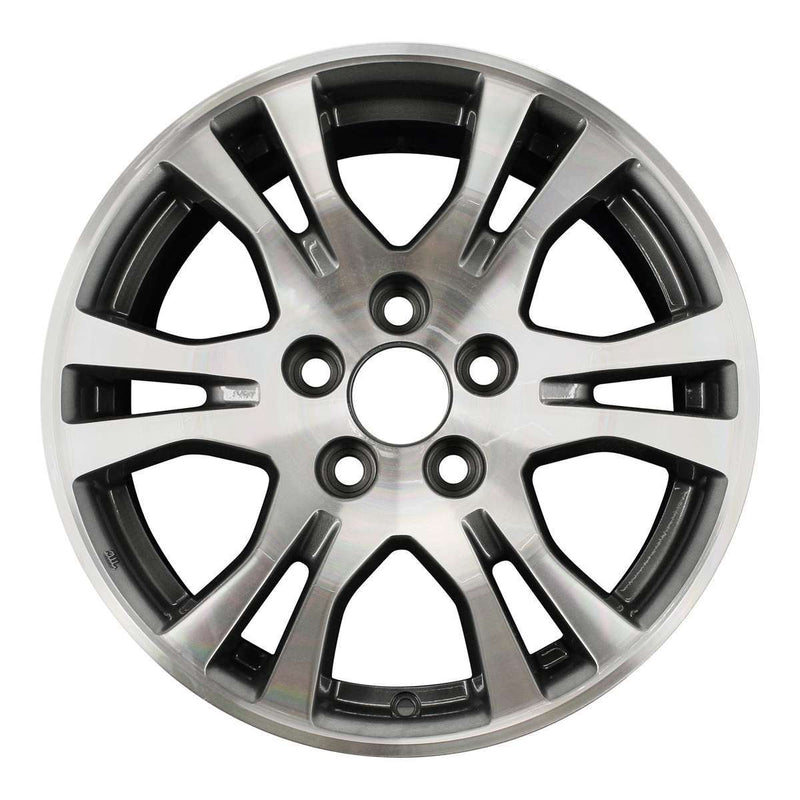 2012 honda odyssey wheel 17 machined charcoal aluminum 5 lug w64019mc 2