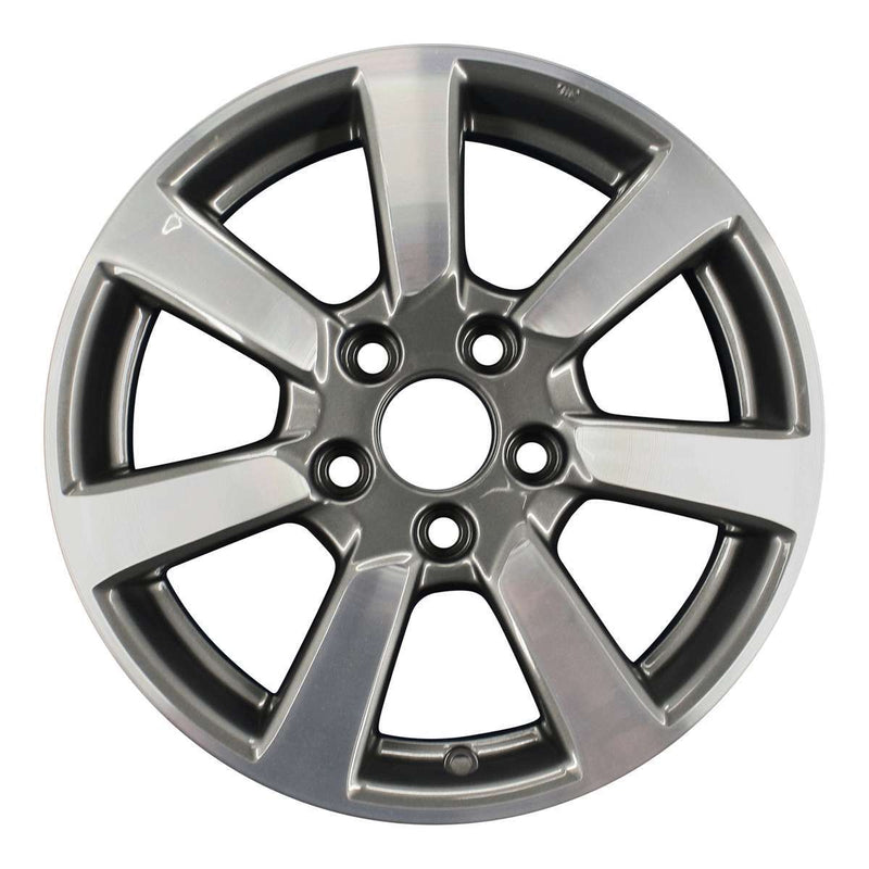 2015 honda civic wheel 16 machined charcoal aluminum 5 lug w64028mc 4