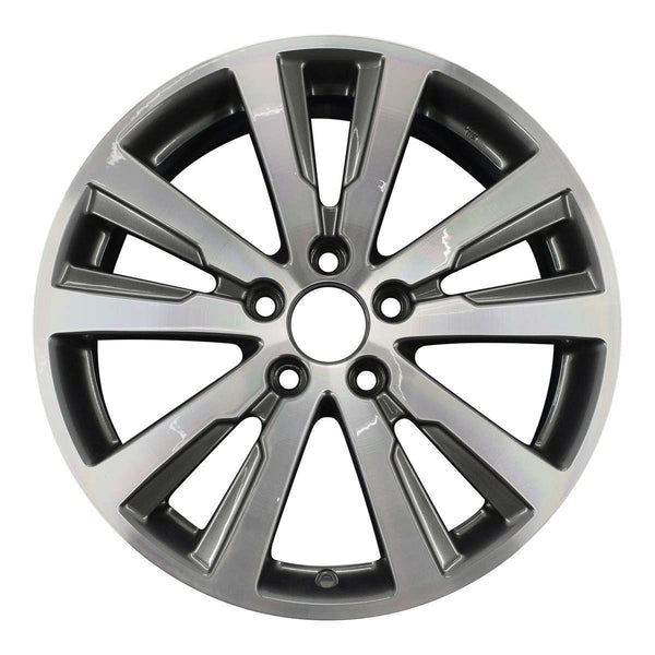 2012 honda civic wheel 18 machined charcoal aluminum 5 lug w64030mc 1