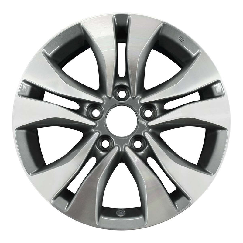 2015 honda accord wheel 16 machined charcoal aluminum 5 lug w64046mc 3